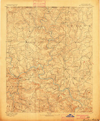 Mountain Home 1894 topographic map thumbnail