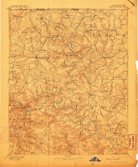 Mountain Home 1894 topographic map thumbnail