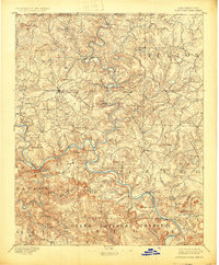 Mountain Home 1894 topographic map thumbnail