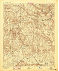 Mountain View 1892 topographic map thumbnail