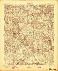Mountain View 1894 topographic map thumbnail