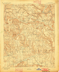 Mountain View 1894 topographic map thumbnail