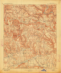 Mountain View 1894 topographic map thumbnail