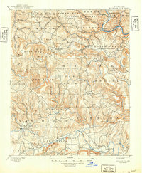 Mountain View 1894 topographic map thumbnail