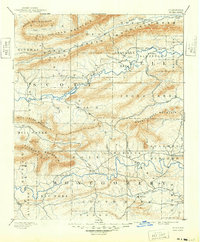 Mt Ida 1890 topographic map thumbnail