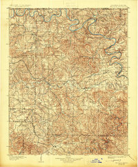 Yellville 1905 topographic map thumbnail