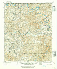 Yellville 1929 topographic map thumbnail
