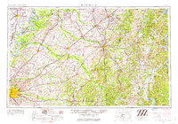 Blytheville 1956 topographic map thumbnail