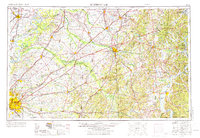 Blytheville 1956 topographic map thumbnail