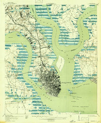 Charleston 1919 topographic map thumbnail