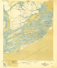 James Island 1919 topographic map thumbnail