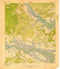 Johns Island 1919 topographic map thumbnail