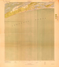 Kiawah Island 1918 topographic map thumbnail