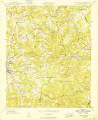 Abbeville East 1950 topographic map preview