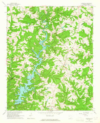 Antreville 1964 topographic map thumbnail