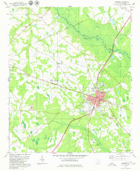 Bamberg 1979 topographic map thumbnail