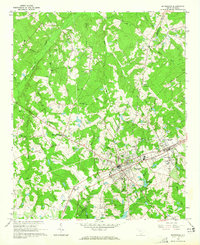 Batesburg 1964 topographic map thumbnail
