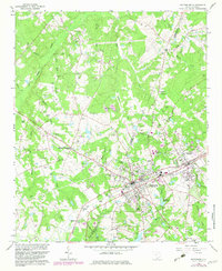 Batesburg 1964 topographic map thumbnail