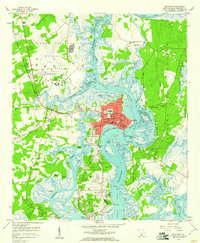 Beaufort 1958 topographic map thumbnail