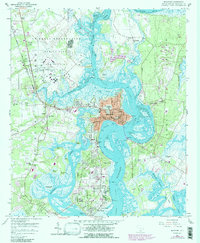 Beaufort 1958 topographic map thumbnail