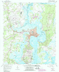 Beaufort 1958 topographic map thumbnail