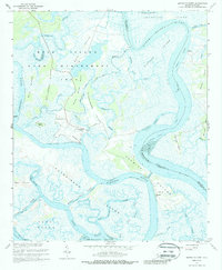 Bennetts Point 1960 topographic map thumbnail