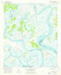 Bennetts Point 1960 topographic map thumbnail