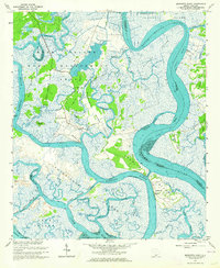 Bennetts Point 1960 topographic map thumbnail