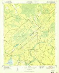 Bethera 1950 topographic map thumbnail
