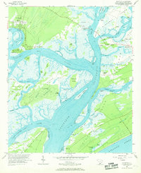 Bluffton 1956 topographic map thumbnail
