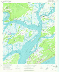 Bluffton 1956 topographic map thumbnail
