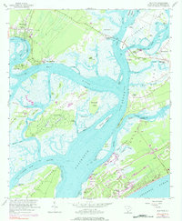 Bluffton 1956 topographic map thumbnail