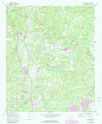 Blythewood 1971 topographic map thumbnail