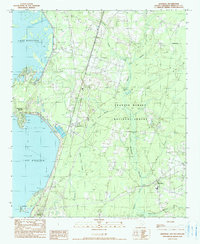 Bonneau 1990 topographic map thumbnail