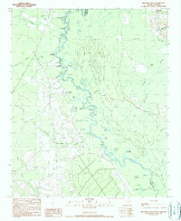 Brittons Neck 1990 topographic map thumbnail