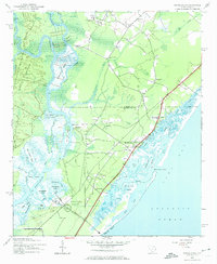 Brookgreen 1943 topographic map thumbnail