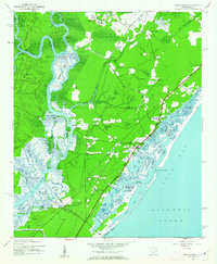 Brookgreen 1943 topographic map thumbnail