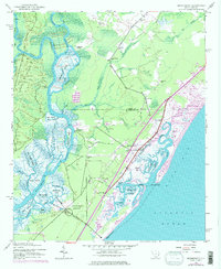 Brookgreen 1943 topographic map thumbnail