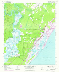 Brookgreen 1943 topographic map thumbnail