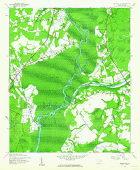 Bucksville 1943 topographic map thumbnail