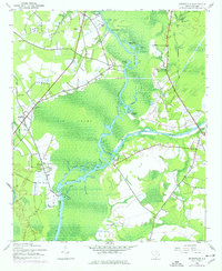 Bucksville 1943 topographic map thumbnail