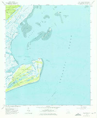Bull Island 1959 topographic map thumbnail