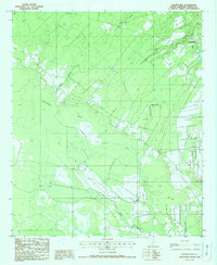Calfpen Bay 1988 topographic map thumbnail