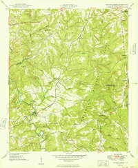 Calhoun Creek 1949 topographic map thumbnail