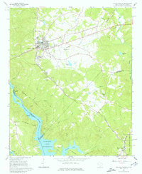 Calhoun Falls 1964 topographic map thumbnail