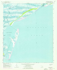 Cape Romain 1942 topographic map thumbnail