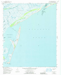 Cape Romain 1942 topographic map thumbnail