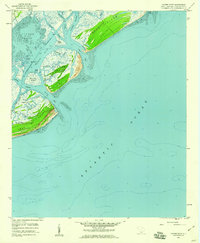 Capers Inlet 1959 topographic map thumbnail