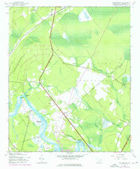 Carvers Bay 1943 topographic map thumbnail