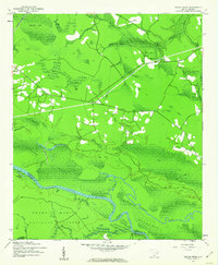 Cedar Creek 1942 topographic map thumbnail